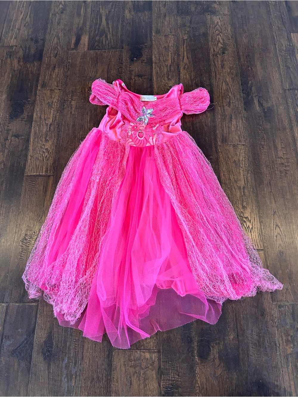Pink Princess Tulle Dress Costume for Kids